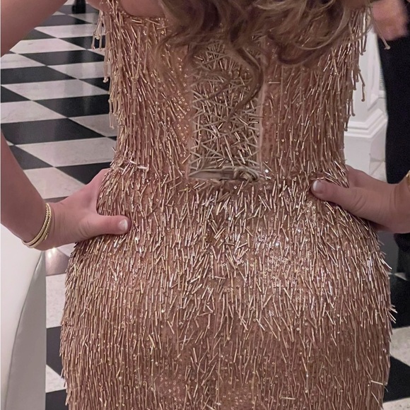 Stunning Metallic Maxi Dress - Picture 5 of 5